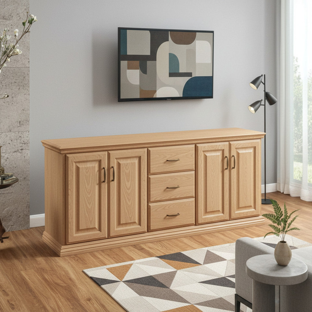 Sand Finish oak wood grain sample