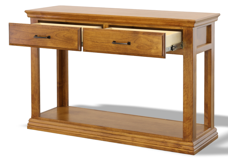 Traditional Alder Sofa Console Table A-T247