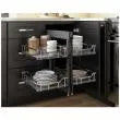 IH-SWS-BCFHPC Polished Chrome STORAGE WITH STYLE® Full-Height Blind Corner Organizer