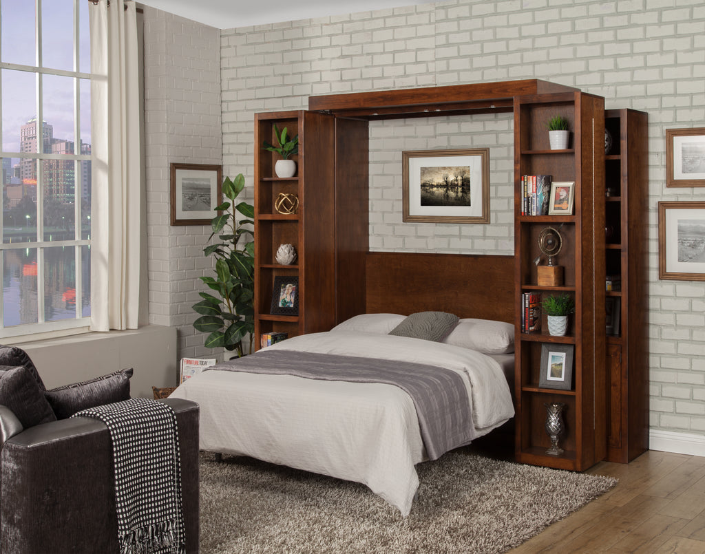 Modern Library Murphy Bed-Bed Only