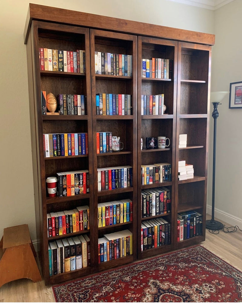 Modern Library Murphy Bed-Bed Only