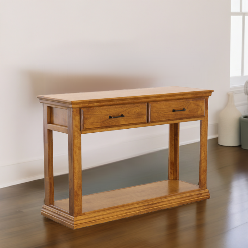 Traditional Alder Sofa Console Table A-T247