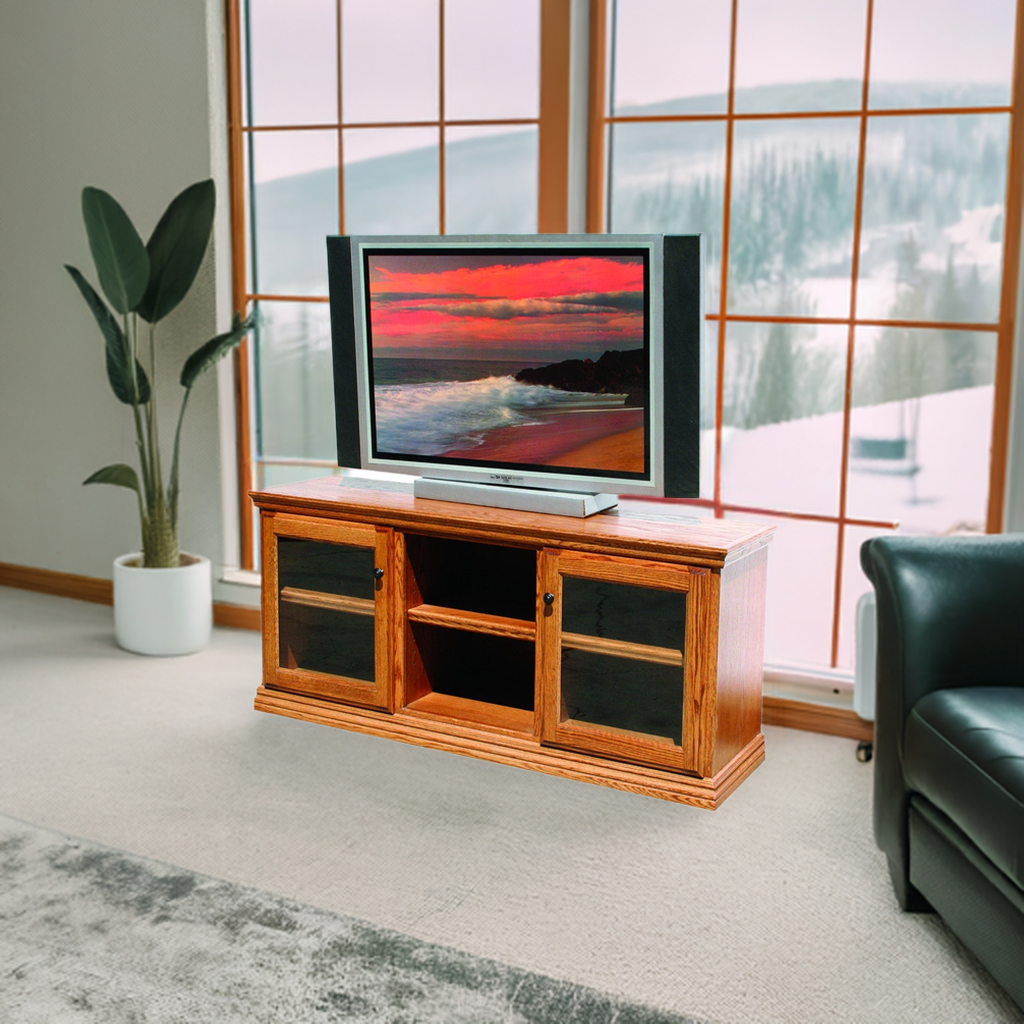 T270 Traditional Oak 62" TV Stand