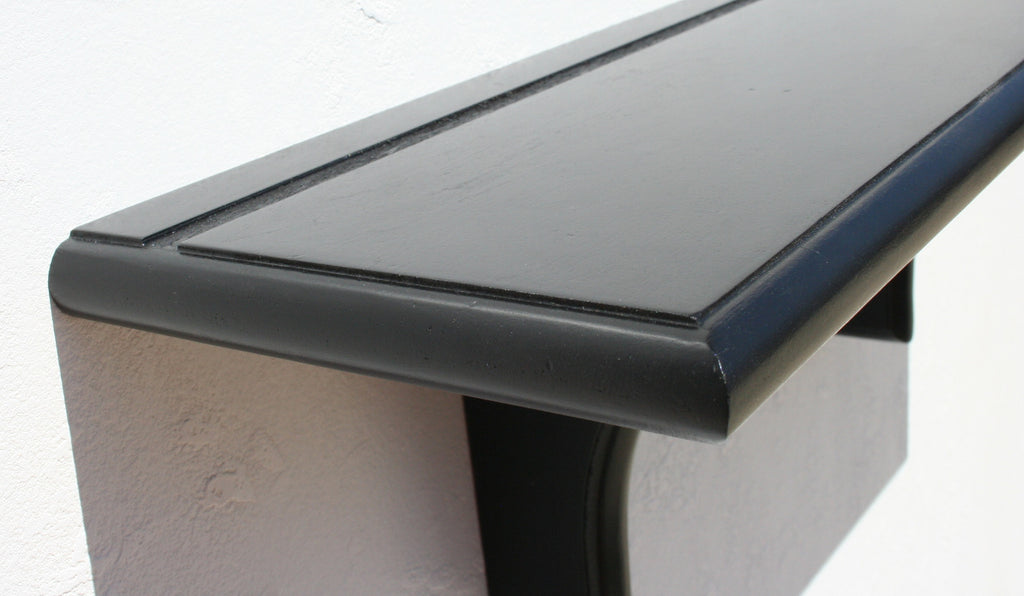 Traditional Alder Wall Shelf