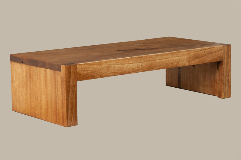 Custom height 9"high-Rustic Alder TV Riser Stand, Solid Wood Riser Table