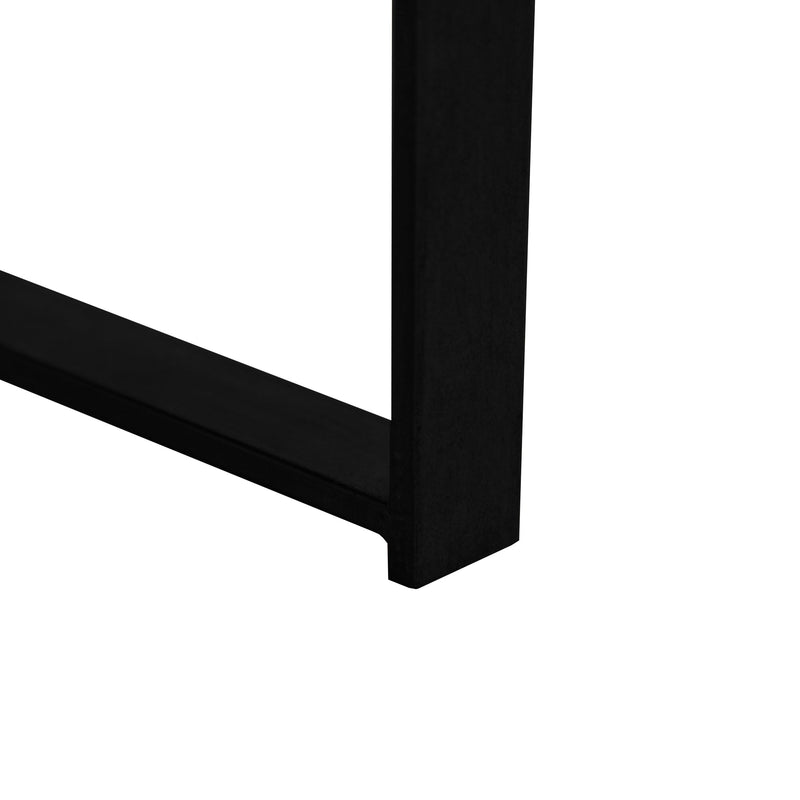 31.29"Modern Retro Splicing Round Coffee Table  Fir Wood Table Top with Cross Legs Metal Base(Same SKU:W757123560)