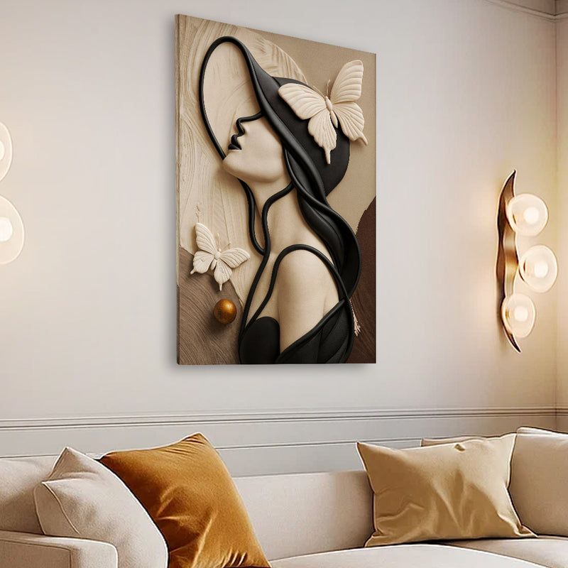 Woman's Delicate Lines Wall Art