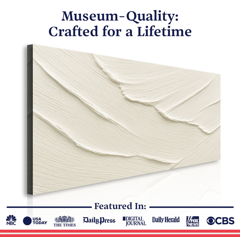 Abstract Minimalist Wave Wall Art II