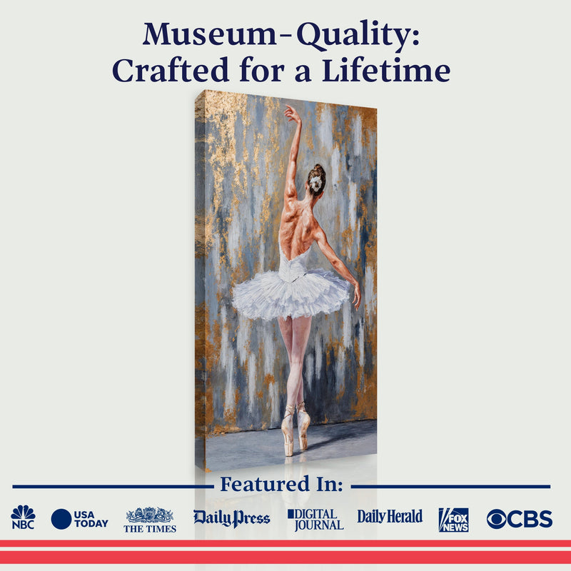 Modern Ballet Elegance Wall Art