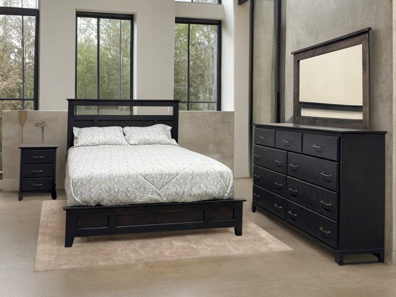 Avalon A470 5 Piece Solid Wood Rail Bed