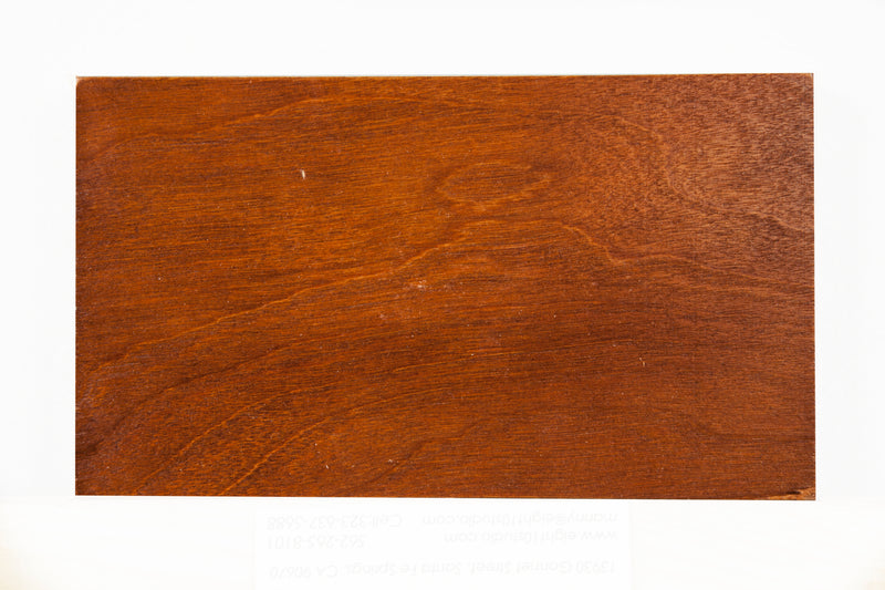 Dark cherry alder wood finish sample for Traditional A-T251 Alder Chairside Table, offering a rich and elegant furniture tone.