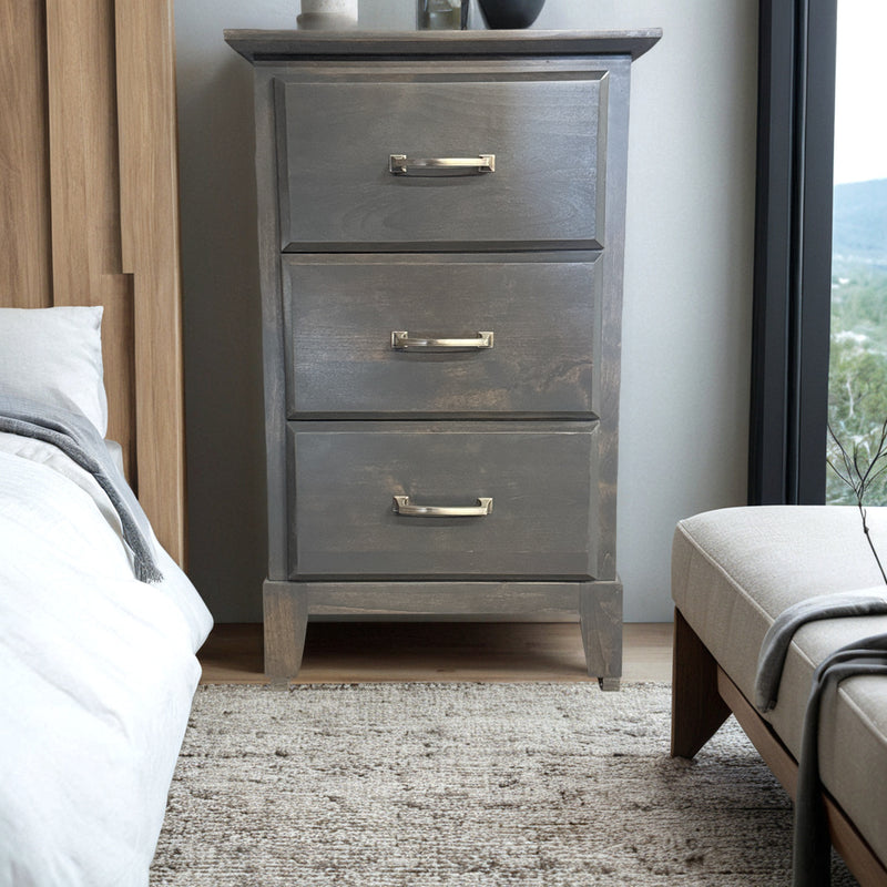 Avalon A448 3 Drawer Space Saver Night Stand