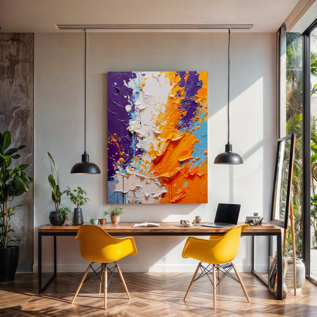 Canvas Print: "Chromatic Rift"