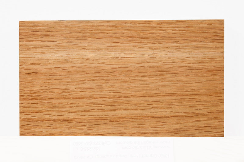Light oak wood sample for Traditional T641 Office Desk & Return, showing natural finish and smooth grain.