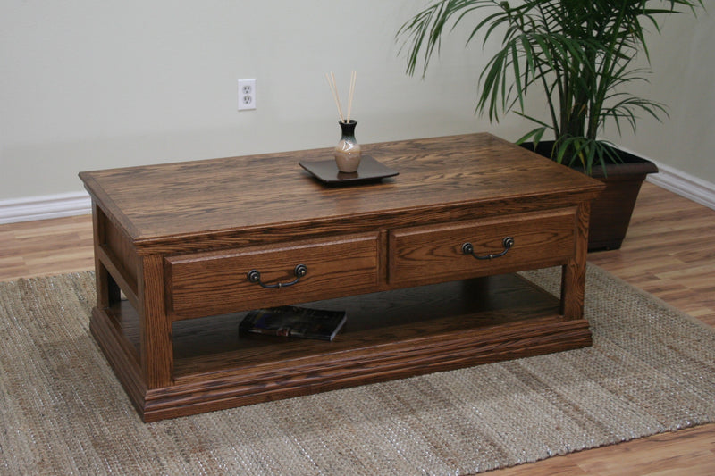Traditional Oak Coffee Table O-T249