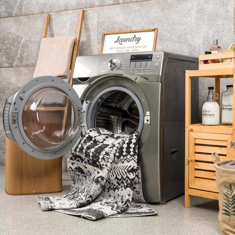 Lyssons Washable Area Rug