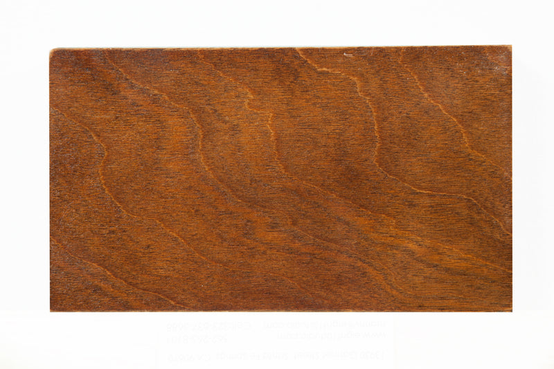 Medium brown wood finish sample for Traditional A-T251 Alder Chairside Table, highlighting warm tones and fine alder grain.