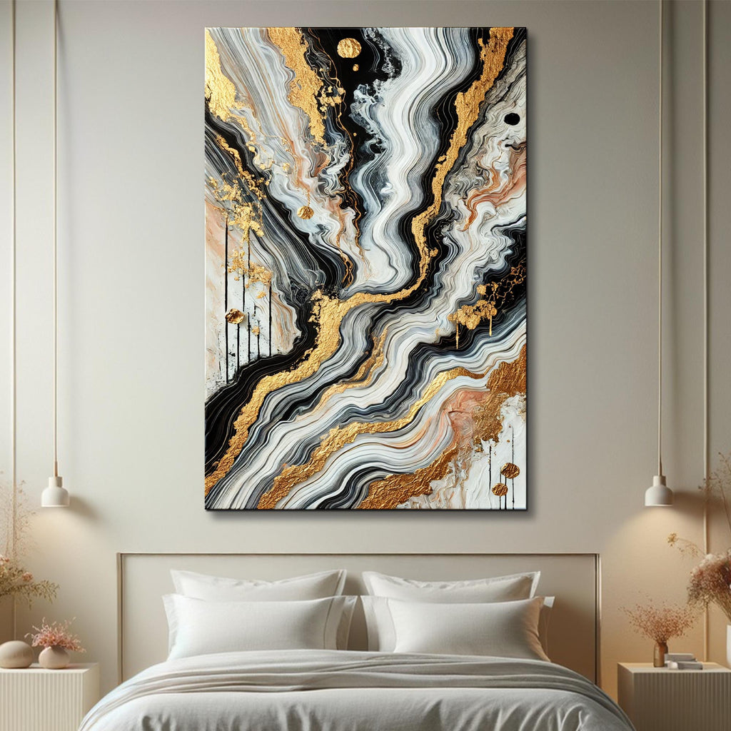 Modern Marble Effect Wall Art