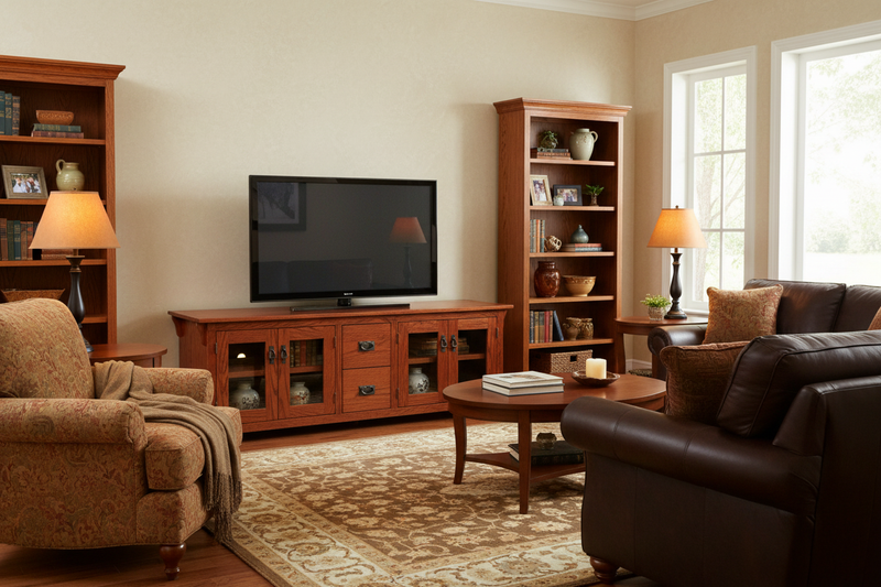 M290 TV Stand - Traditional Living Room