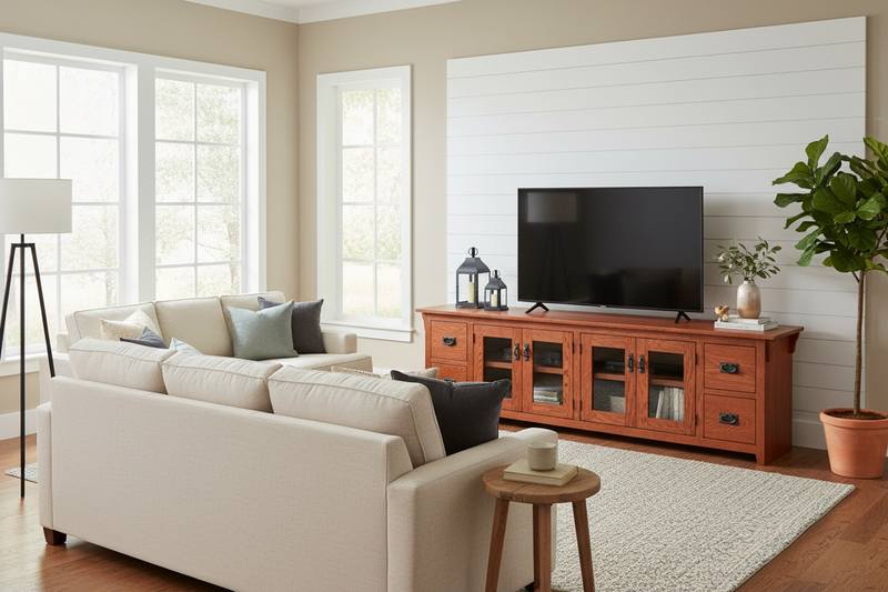 M291 TV Stand - Modern Farmhouse