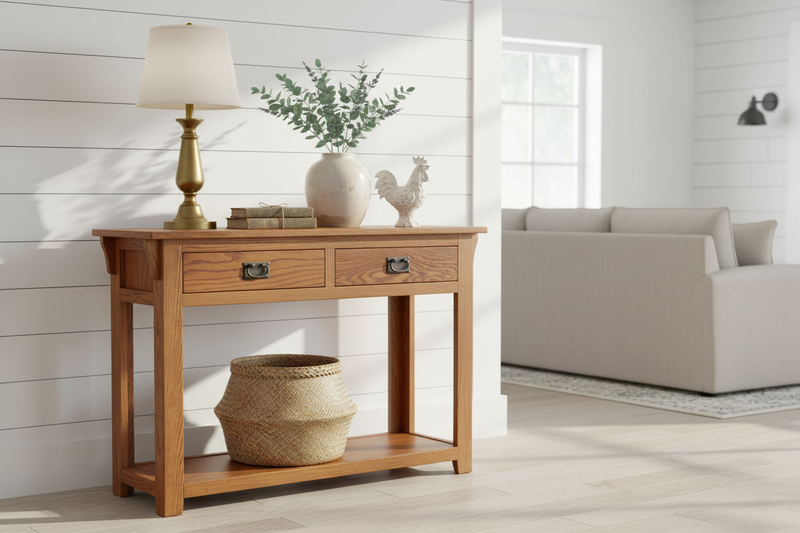 O-M247 Console - Modern Farmhouse