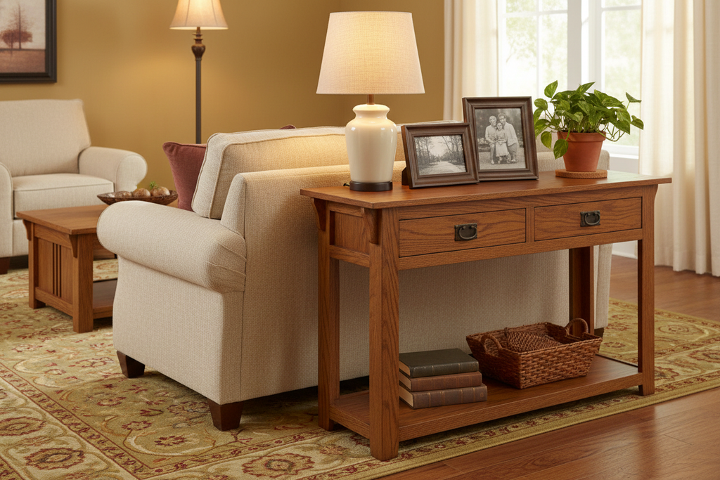 O-M247 Console - Traditional Living Room