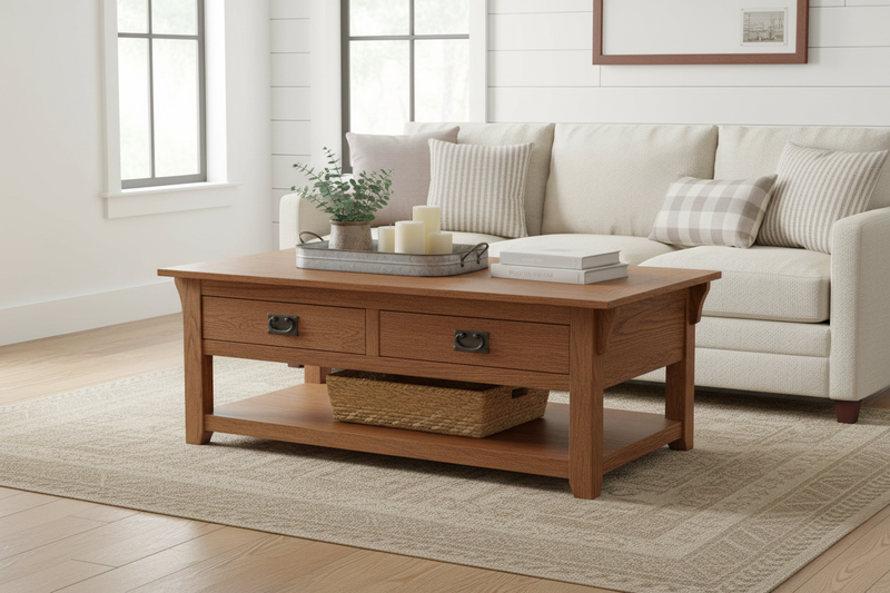 O-M249 Coffee Table - Modern Farmhouse