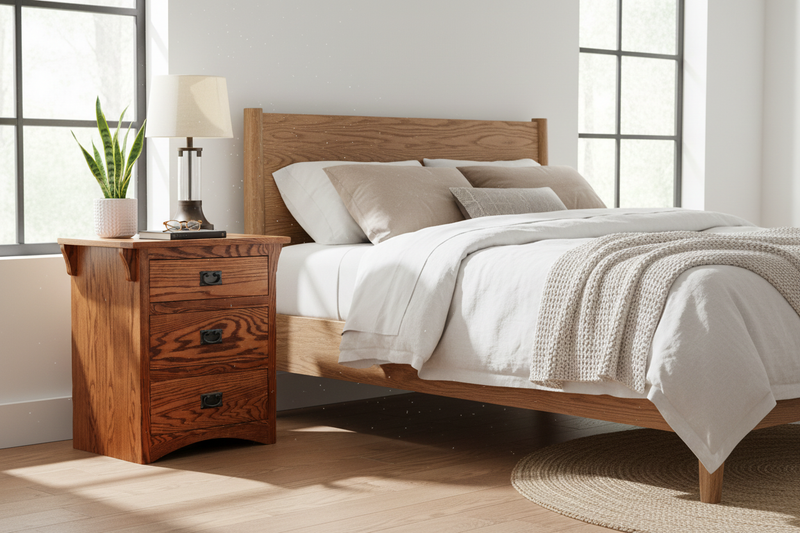 O-M450 Nightstand - Farmhouse