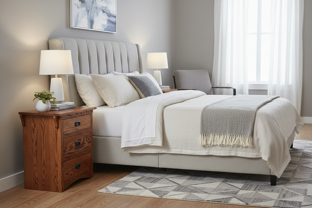 O-M450 Nightstand - Transitional