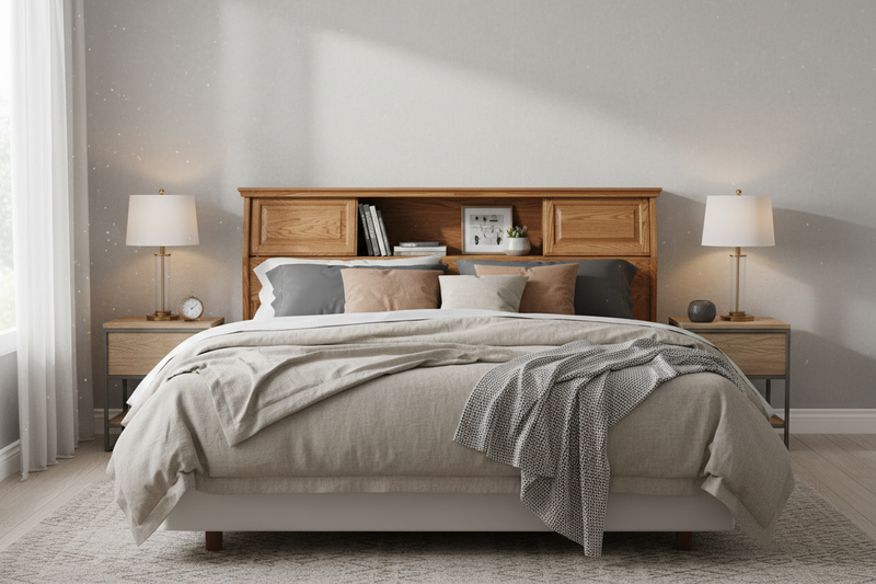 O-T462 Headboard & Mattress - Transitional