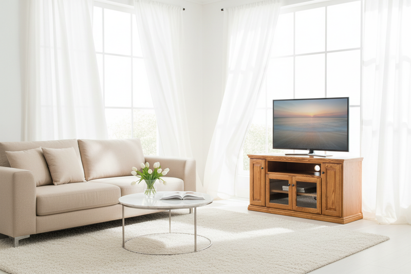 T239 TV Stand - Bright Sunlit