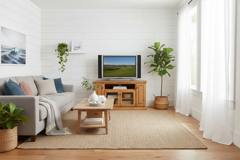 T239 TV Stand - Coastal Bright