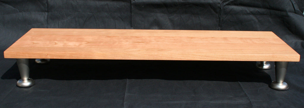 Cherry Pillar Leg TV Riser