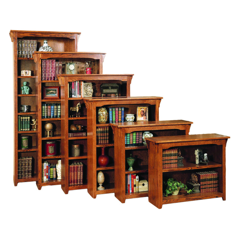 American Mission Oak 36"W Standard Bookcase