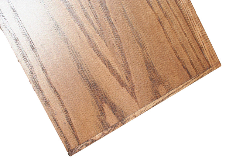 Solid Oak Lumber Banding on all exposed plywood
